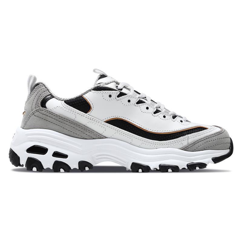 5 skechers d'lites top golden panda